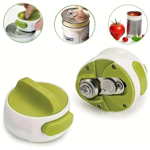 Portable Rotary Safety Can Opener