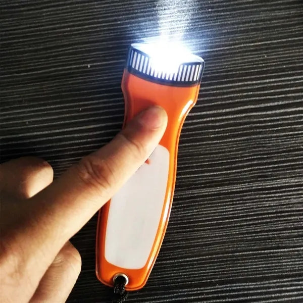 Fridge magnet keychain portable pvc flat led flashlight