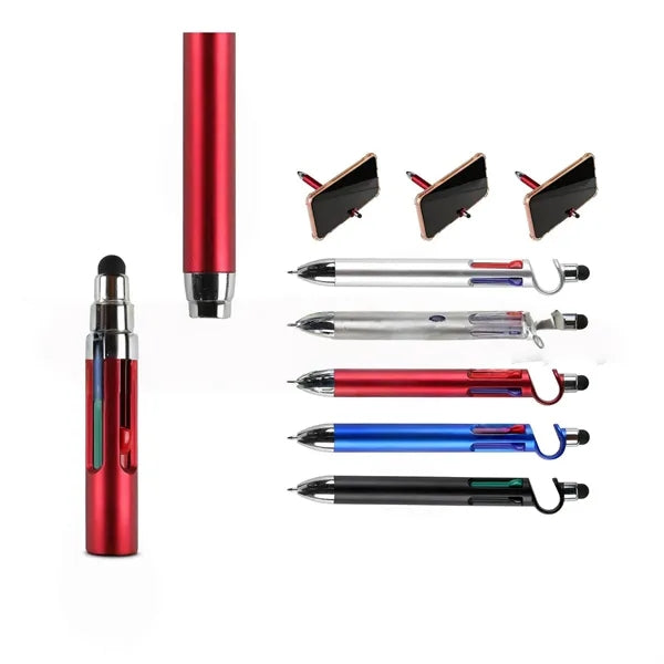 Four-In-One Ballpoint Four-Color Touch Screen Oil Pen