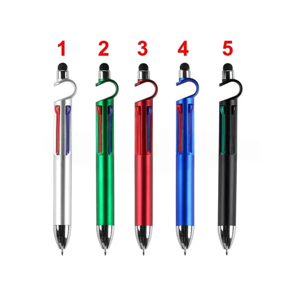 Four-In-One Ballpoint Four-Color Touch Screen Oil Pen