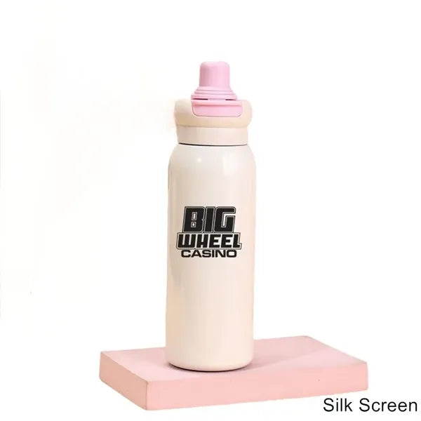 22 oz LABUBU Cartoon Insulated Dual-Drink Bottle with Straw