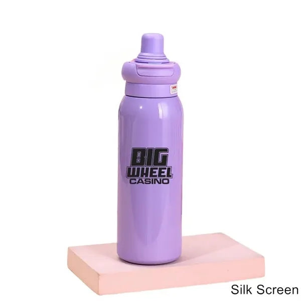 22 oz LABUBU Cartoon Insulated Dual-Drink Bottle with Straw