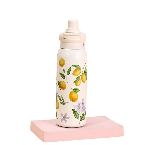 22 oz LABUBU Cartoon Insulated Dual-Drink Bottle with Straw