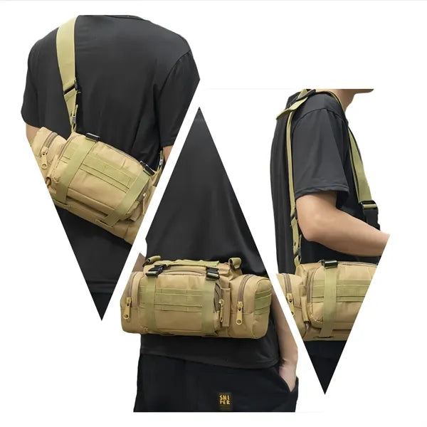 Multi-Functional Waterproof Tactical Waist Pack for Outdoors