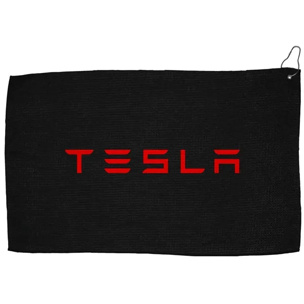 16" X 26" RPET Waffle Golf Towel with Hook & Grommet