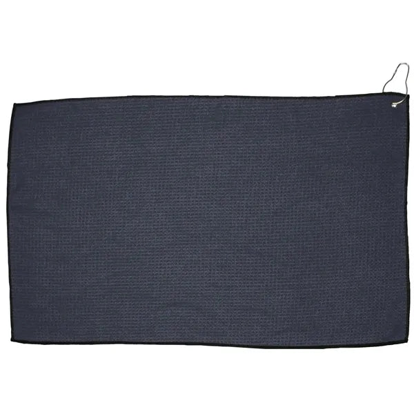 16" X 26" RPET Waffle Golf Towel with Hook & Grommet
