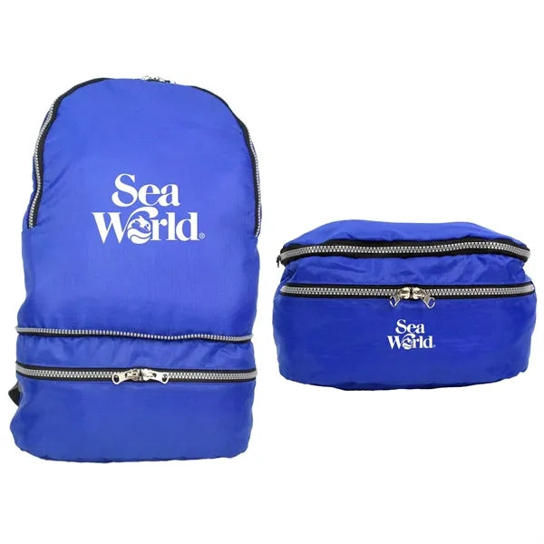 Recycled 2-in-1 Backpack & Waist Pack