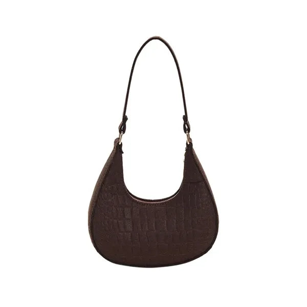 Small Crescent Shoulder Bag Underarm Purse
