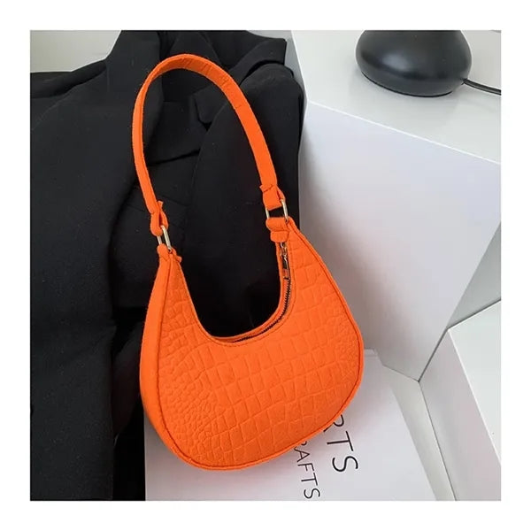 Small Crescent Shoulder Bag Underarm Purse