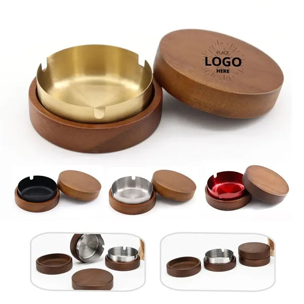 Round Stainless Steel Cigarette Ashtray