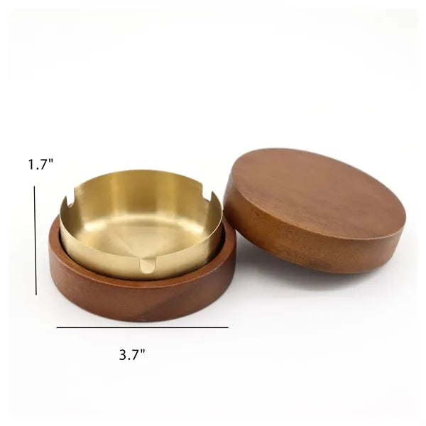 Round Stainless Steel Cigarette Ashtray