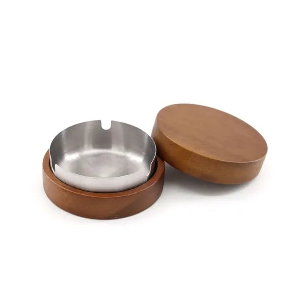 Round Stainless Steel Cigarette Ashtray