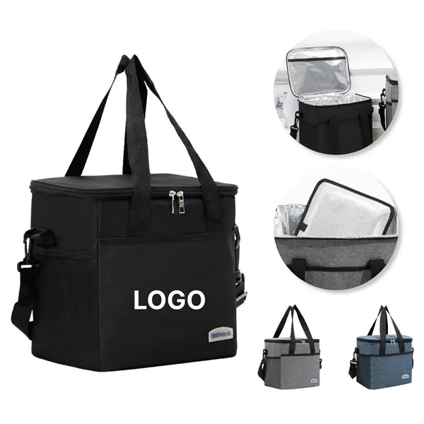 Large Insulated Outdoor Lunch Bag with Aluminum Foil Lining