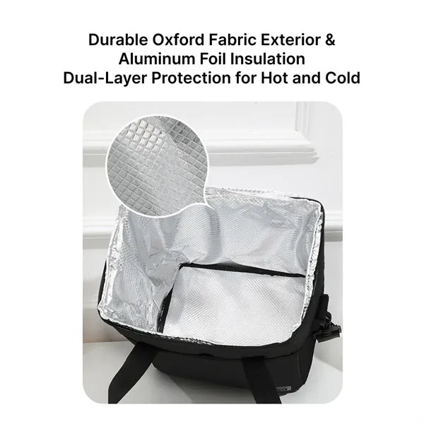Large Insulated Outdoor Lunch Bag with Aluminum Foil Lining