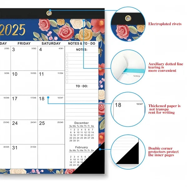 Exquisite Perpetual Calendar Date Book Free Shipping