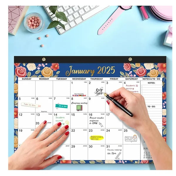 Exquisite Perpetual Calendar Date Book Free Shipping