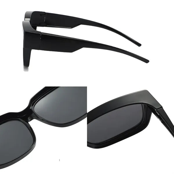 Folding Myopia Clip On Sunglasses