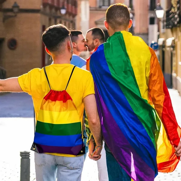 Polyester Rainbow Accessories for Pride Month Gifts Six-Colo