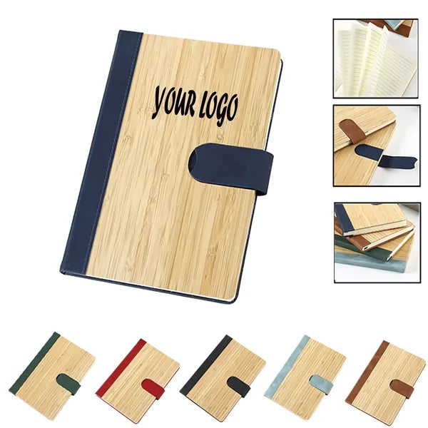 Eco-friendly Bamboo Magnetic Notebook Diary