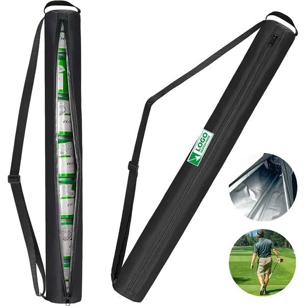 7-Can Insulated Cooler Sleeve For Golf