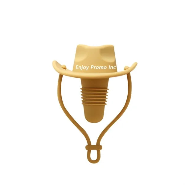 Cowboy Hat Style Wine Stopper with Food Grade Silicone