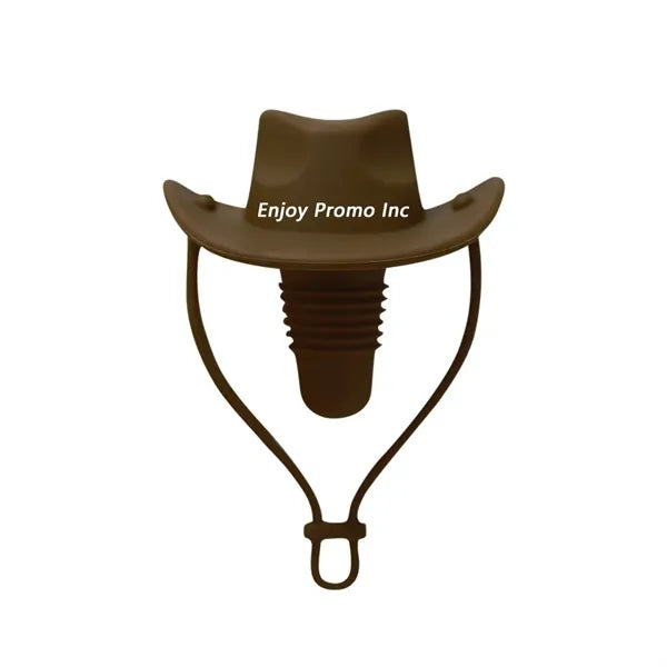 Cowboy Hat Style Wine Stopper with Food Grade Silicone