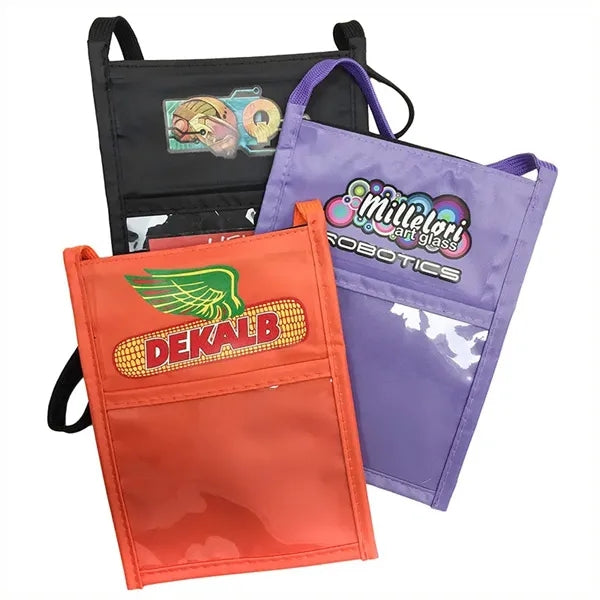 Neck Wallet Name Badge Holders with Lanyards