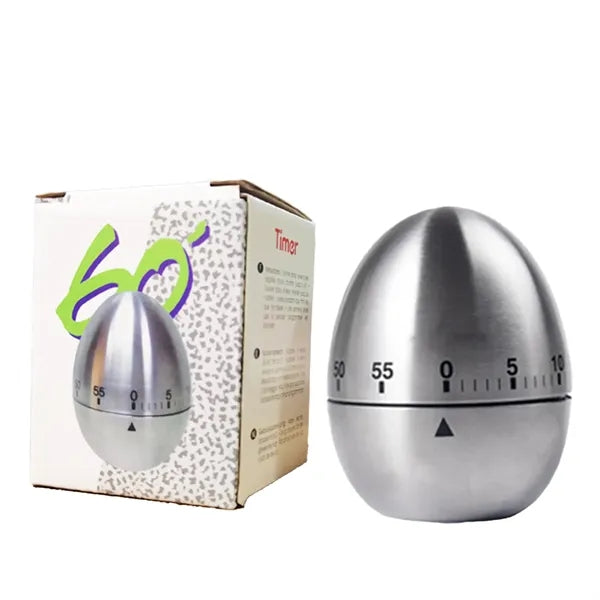 Stainless Steel Winding Egg Timer