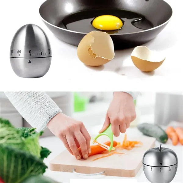 Stainless Steel Winding Egg Timer