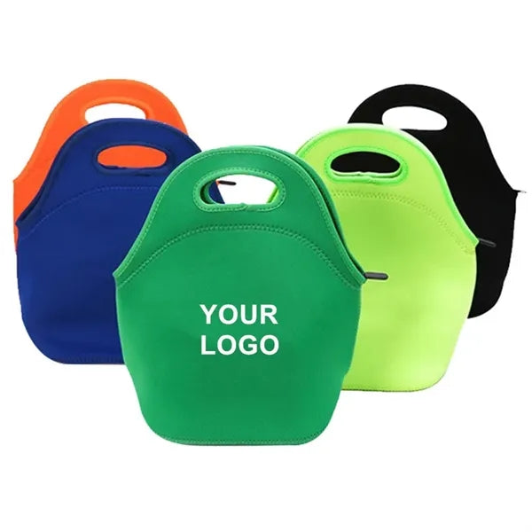 Neoprene Tote Bag Insulated Lunch Box for Women Men & Kids