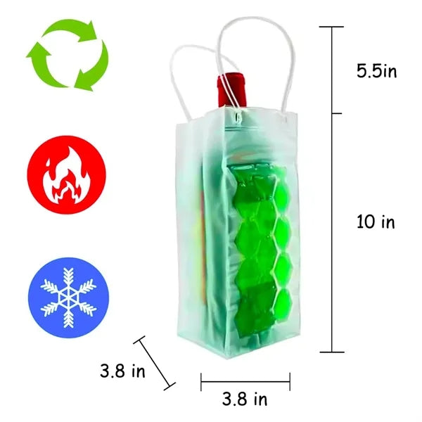 Ice Wine Bag Chiller Cooler With Gel Pack