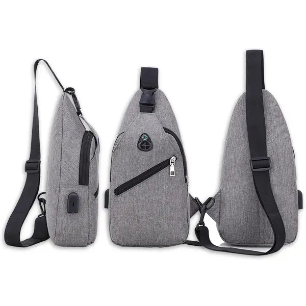 Travel Hiking Water-Resistant Crossbody Chest Bag for Men