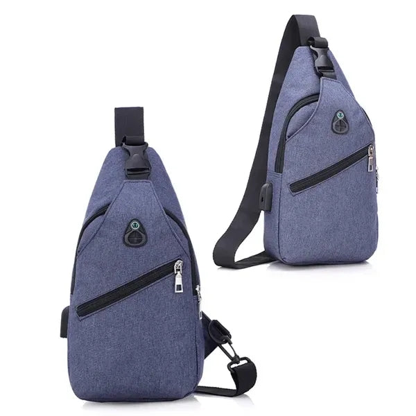 Travel Hiking Water-Resistant Crossbody Chest Bag for Men