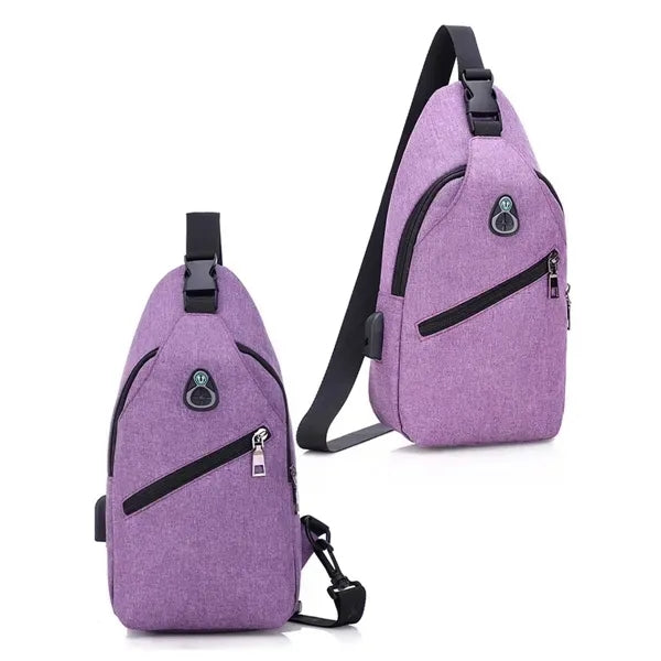 Travel Hiking Water-Resistant Crossbody Chest Bag for Men