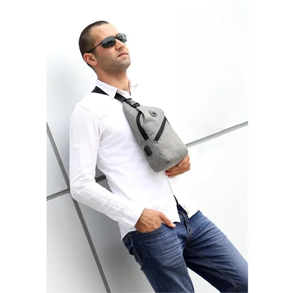 Travel Hiking Water-Resistant Crossbody Chest Bag for Men