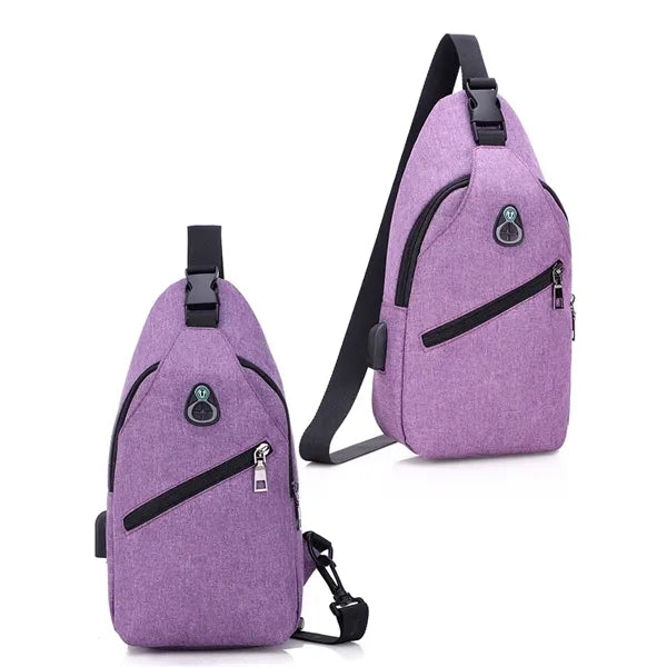 Travel Hiking Water-Resistant Crossbody Chest Bag for Men