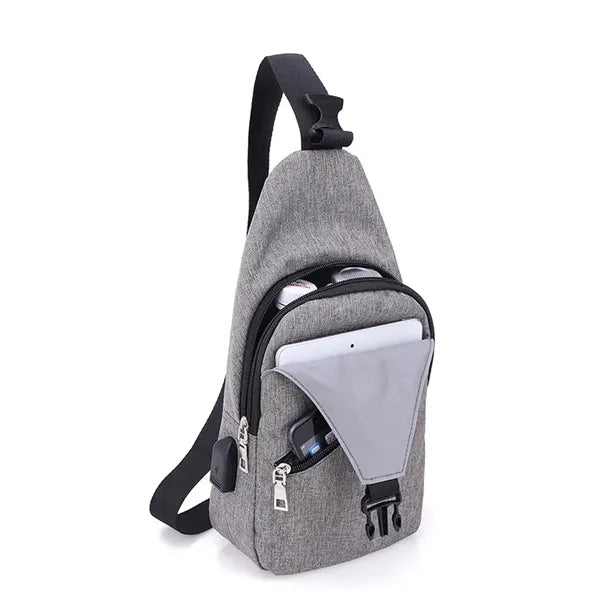 Travel Hiking Water-Resistant Crossbody Chest Bag for Men