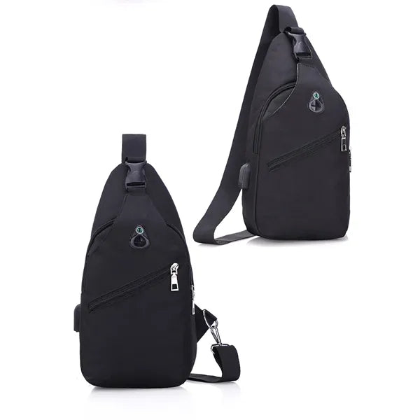 Travel Hiking Water-Resistant Crossbody Chest Bag for Men
