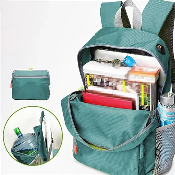 Foldable Ultra Light Large Capacity Outdoor Hiking Backpack