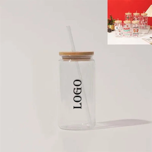 16oz Mason Jars W/ Lids & straws