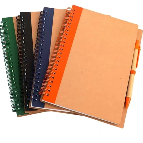 Spiral Notebook w/ Lined Pages & Cover