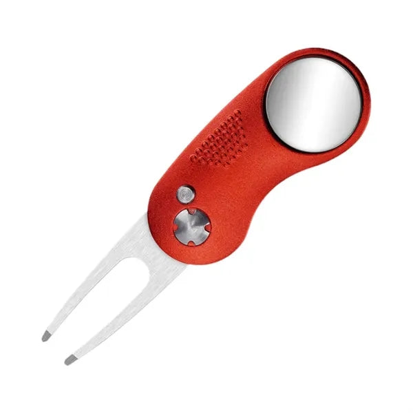 Golf Divot Repair Tool With Ball Marker