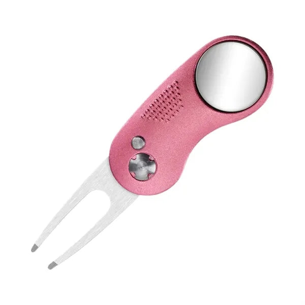 Golf Divot Repair Tool With Ball Marker