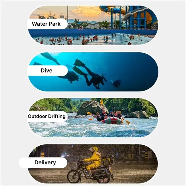 IPX8 Waterproof Phone Pouch PVC Touchscreen Swim Dry Bag