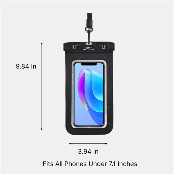 IPX8 Waterproof Phone Pouch PVC Touchscreen Swim Dry Bag