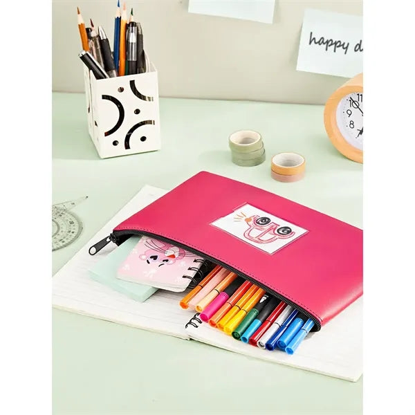 PU Leather Bill Organizer with Card Slot