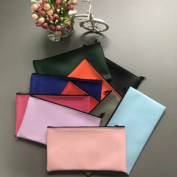 PU Leather Bill Organizer with Card Slot