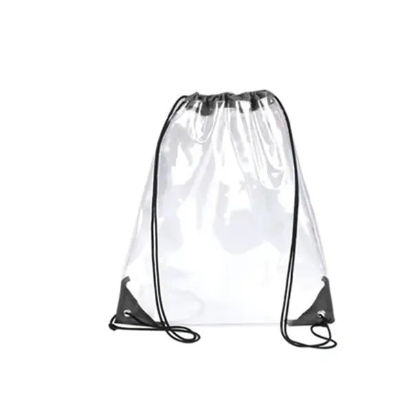 Touchdown Clear Drawstring Backpack