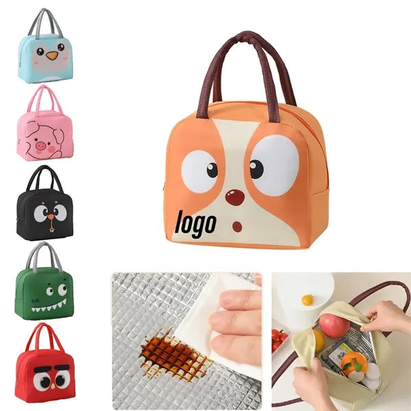 Cartoon Thermal Fresh-Keeping Lunch Tote