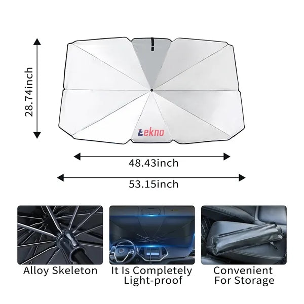 UV Protection Folding Car Sunshade Umbrella